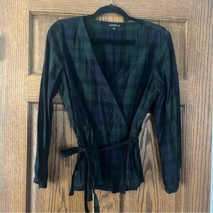 J.Crew Factory Faux Wrap Shirt